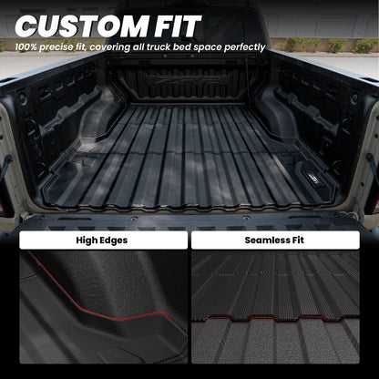 LASFIT Fit for 2023-2026 Chevrolet Colorado Heavy Duty Bed Mat or Tailgate Mat, Not Fit Drop-in Liners