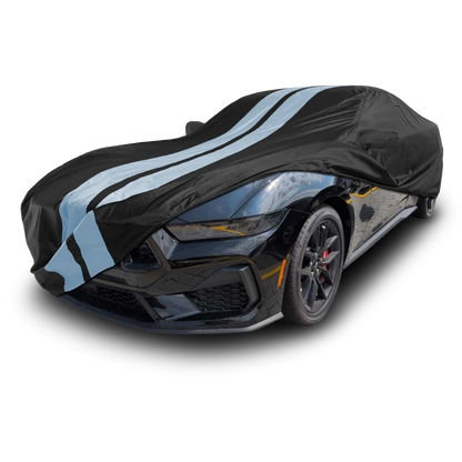 iCarCover Ford Mustang Black Gray Pro Series Car Cover