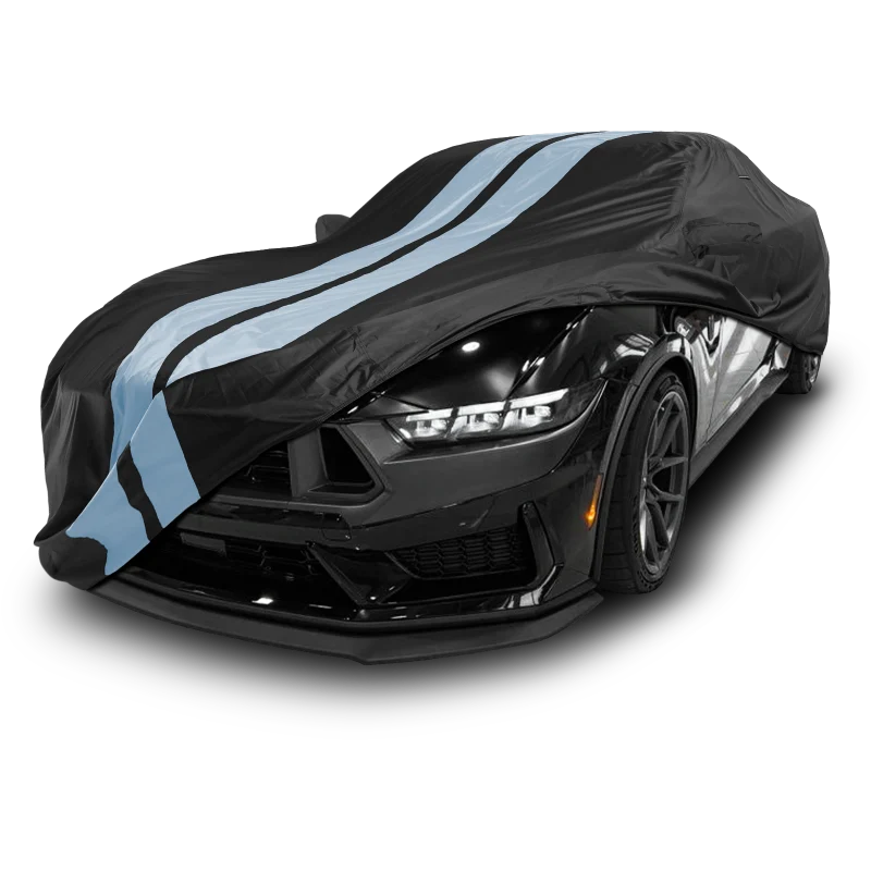 iCarCover Ford Mustang Black Gray Pro Series Car Cover