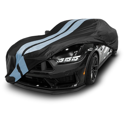 iCarCover Ford Mustang Black Gray Pro Series Car Cover