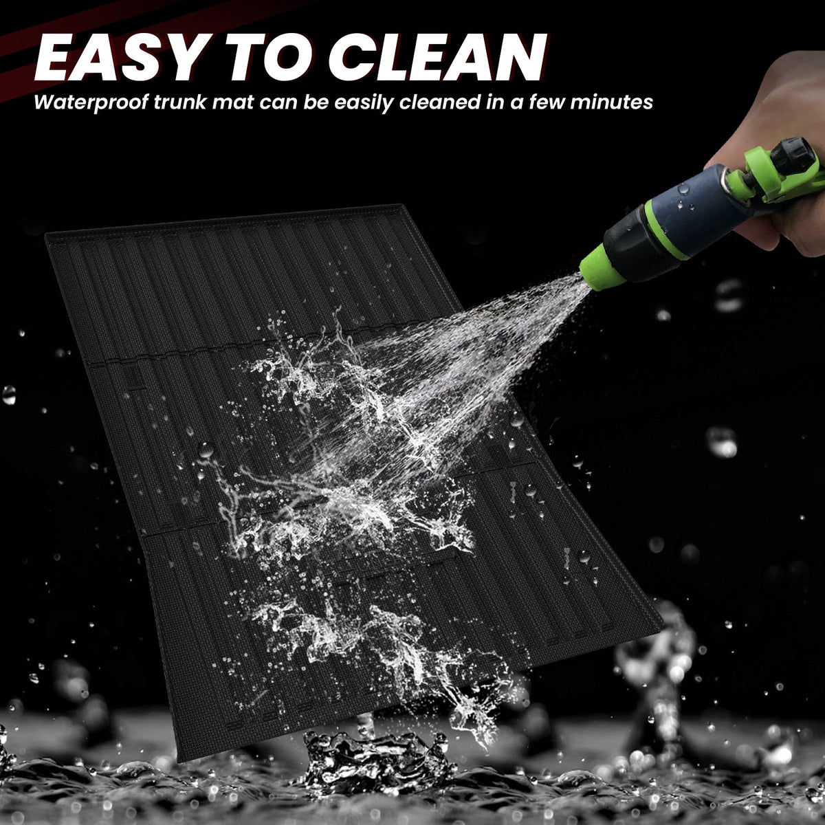 LASFIT Fit for 2023-2026 Tesla Cybertruck Heavy Duty Truck Bed Mat, Not Fit Drop-in liners