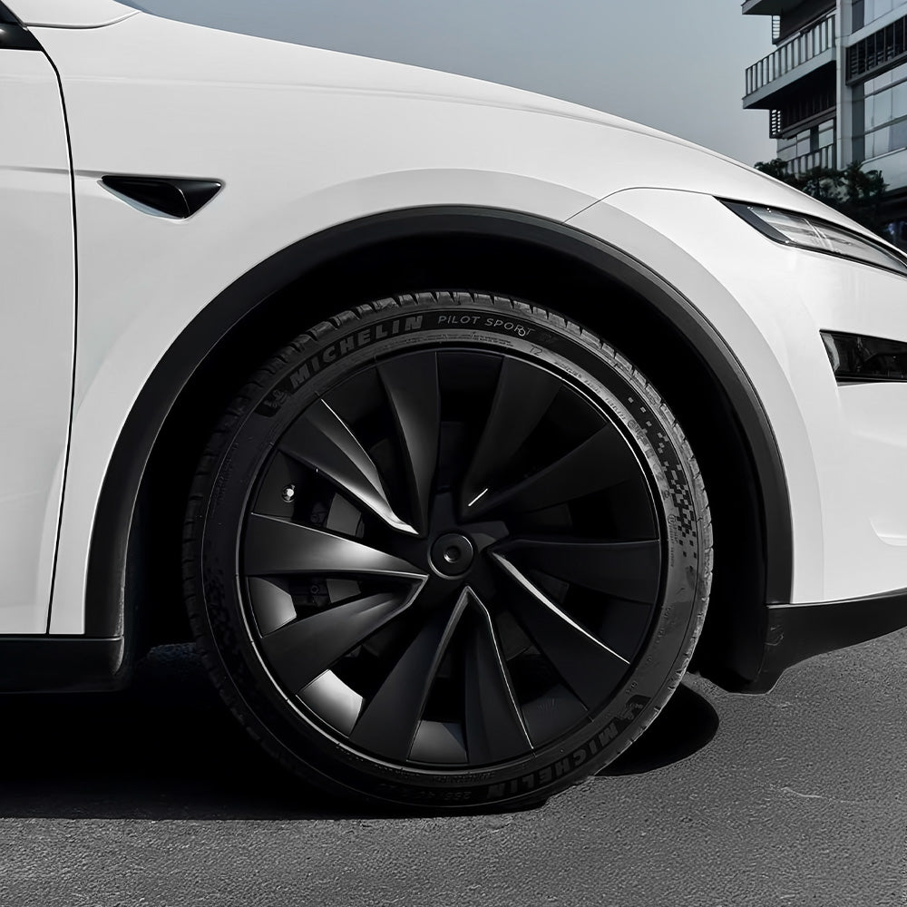 Yeslak 1 Pcs 2025+ Tesla Model Y Juniper 20-Inch Helix Wheel Covers Replacement