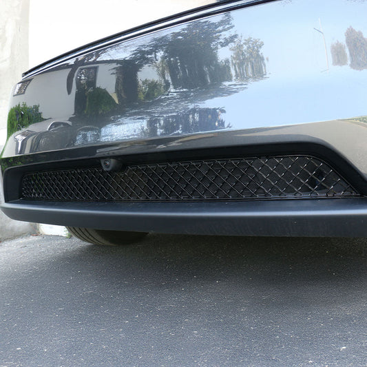 Yeslak 2025+ Tesla Model Y Juniper Front Bumper Grille Insert – Premium Debris Guard / Removable Wire Gauze