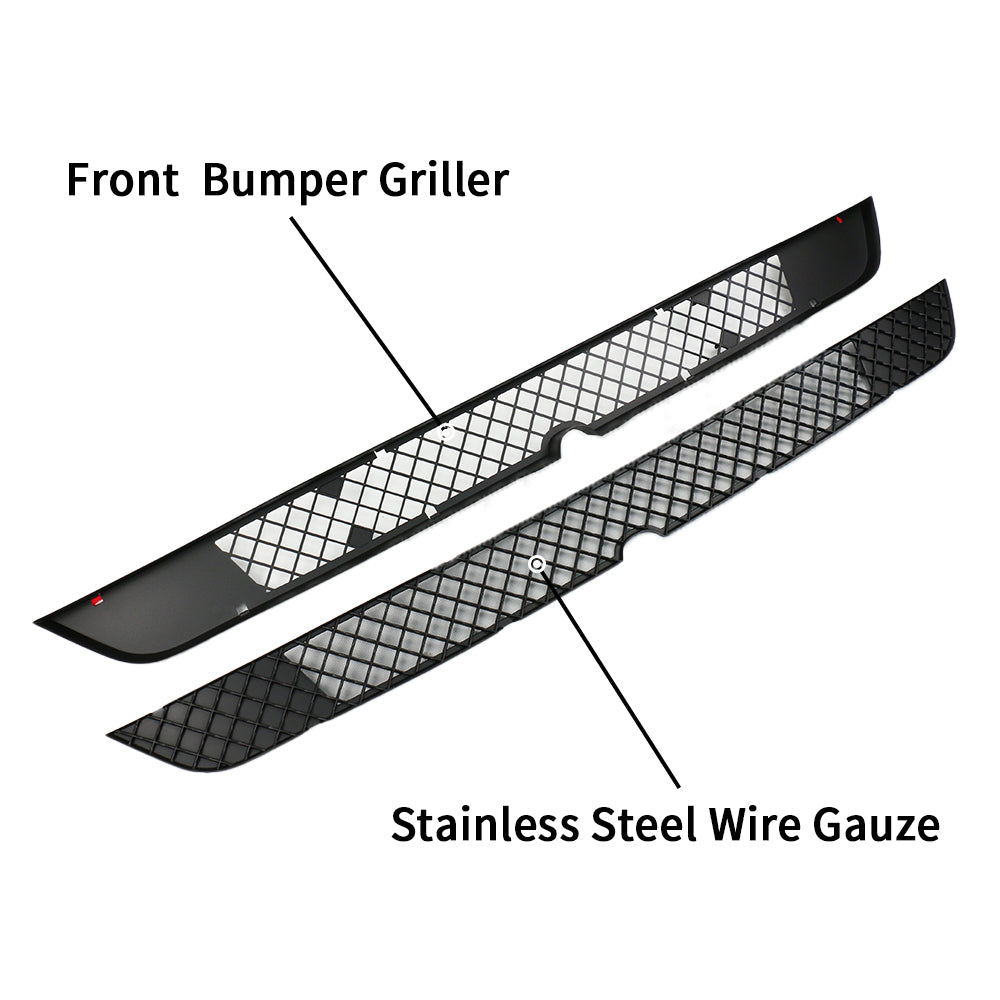 Yeslak 2025+ Tesla Model Y Juniper Front Bumper Grille Insert – Premium Debris Guard / Removable Wire Gauze