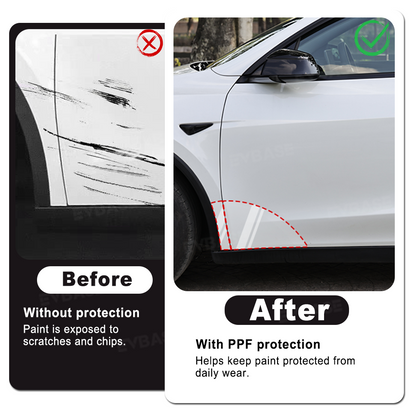 EVBASE Model Y Juniper/ 3 Highland PPF Door Protection Film Paint Protection Kit