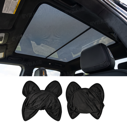 EVBASE Panoramic Glass Roof Sunshade for Rivian R2 Sunroof Shade UV Protection & Heat Insulation
