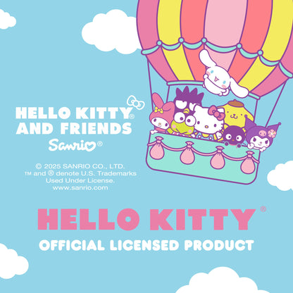 Hello Kitty and Friends Steering Wheel Cover, Universal Fit Cute Accessories for Women, Stylish Decor Gift Hello Accessories - Fits Standard