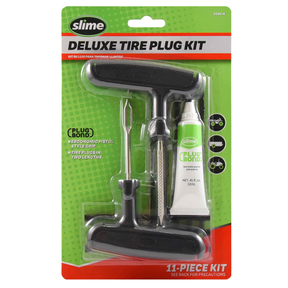 Slime Deluxe Tire Plug Kit (11-Piece)