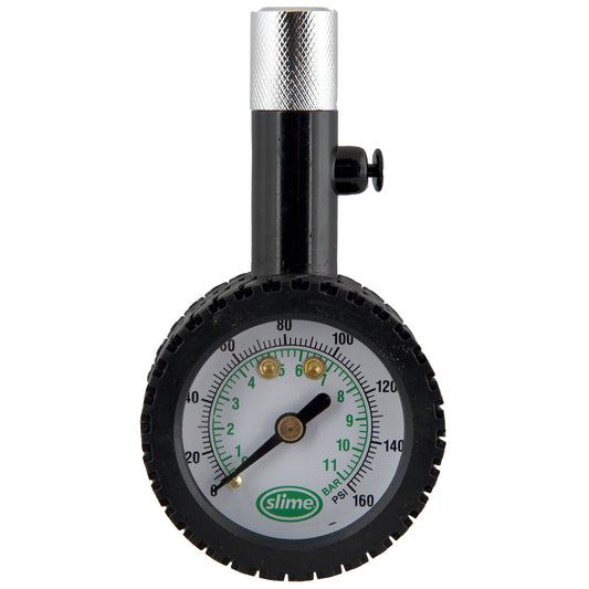 Slime Airlock Dial High Pressure Tire Gauge (10-160 psi)