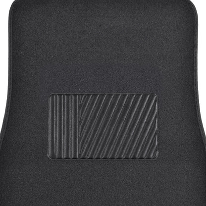 MotorTrend 4-Piece Premium Inter-Lock Backing Carpet Front Floor Mats and Rear Floor Mats