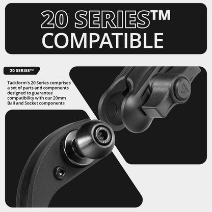 Tackform LINK™ Vent Mount Bracket With Magnetic Phone Holder | 2" Arm | 2016-2023 Toyota Tacoma and 2014-2021 Toyota Tundra