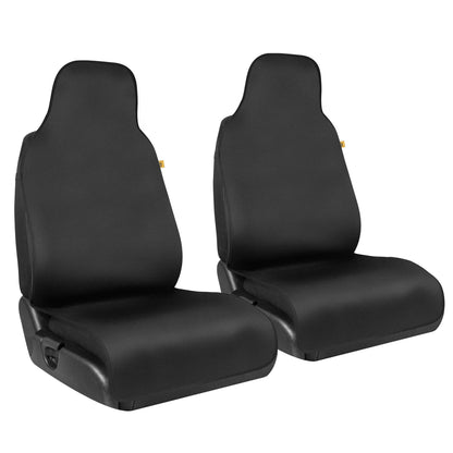 Cat® Waterproof Car Seat Covers for Front Seats, 2 Pack with Black Trim - Durable Neoprene Seat Covers for Cars, Fits 95% of Cars Trucks SUV