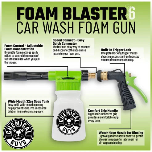 Chemical Guys Mr. Pink Foam Party Car Wash Deluxe Kit with Foam Gun