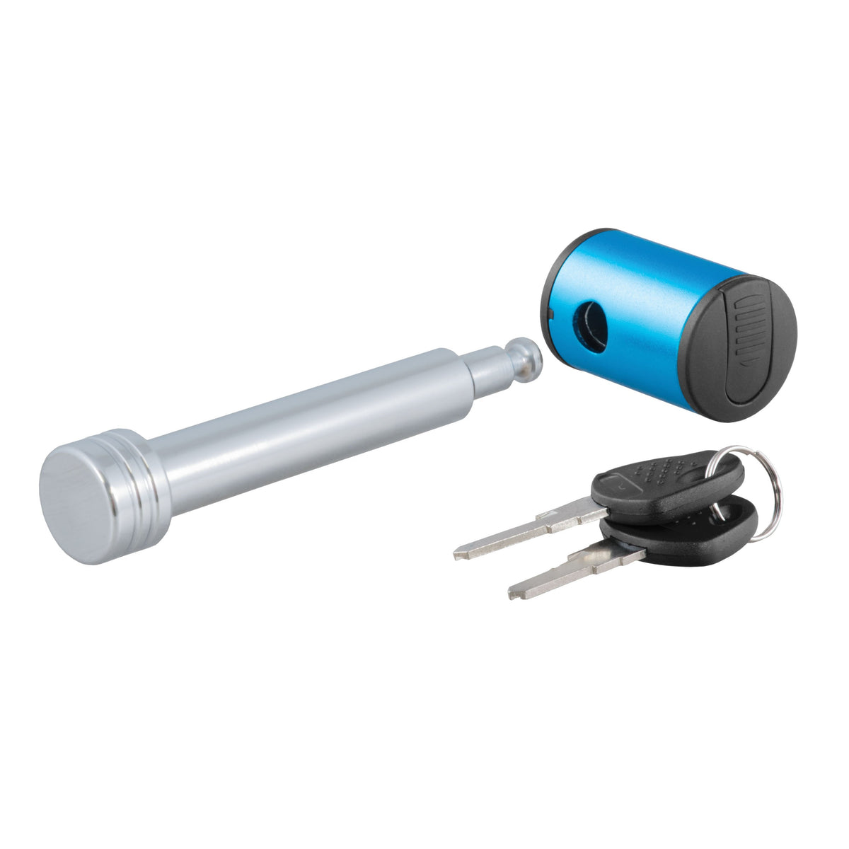 CURT 5/8" Hitch Lock (2" or 2-1/2" Receiver, Right-Angle, Chrome)