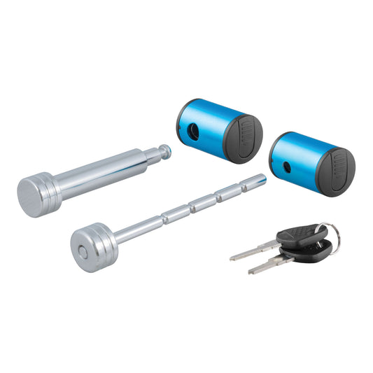 CURT Right-Angle Hitch & Coupler Lock Set (2" Receiver, 1" to 3" Latch)