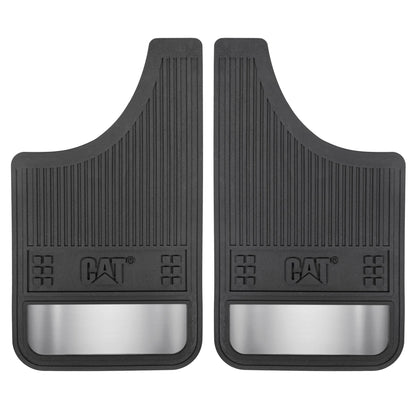 CAT 2-Pack Ultra Tough Rubber Mud Flaps Splash Guards with Reflectors