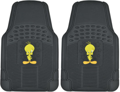 BDK Armored Super Hero Car Floor Mats - Officially Licensed DC Comics - All Weather Heavy Duty Auto Interior Liners for Car Truck Van SUV