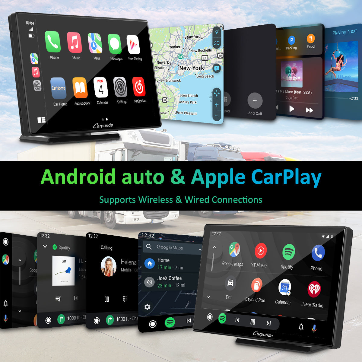 CARPURIDE W901 Pro 9in Smart Car Display with Steering Control - image 2