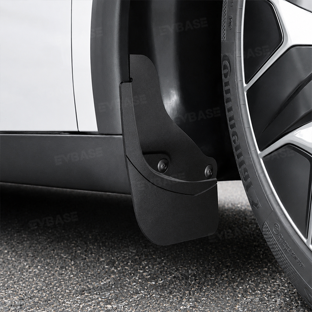 EVBASE Model Y L Mud Flaps Front & Rear No-Drilling Splash Guards All-Weather Protection