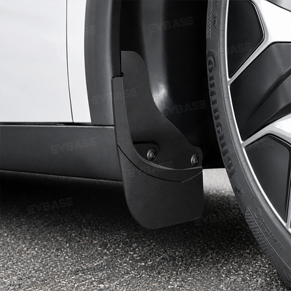 EVBASE Model Y L Mud Flaps Front & Rear No-Drilling Splash Guards All-Weather Protection