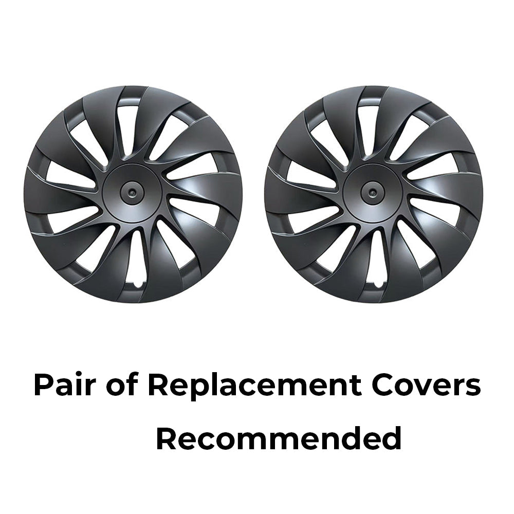 Yeslak Wheel Covers for 2026+ Tesla Model 3 Standard 18 Inch Prismata Wheels | Uberturbine Style