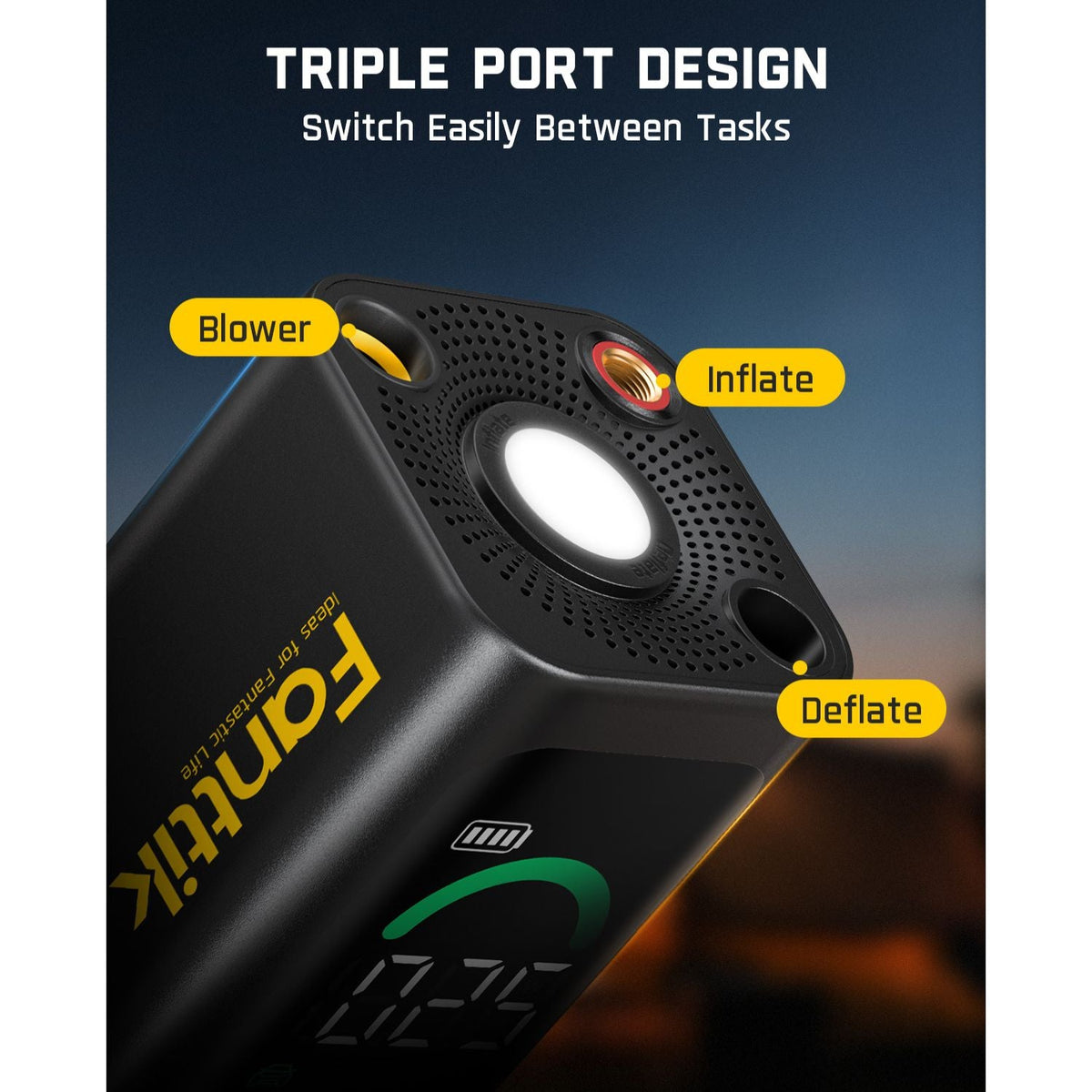 Fanttik X10 Cross 150PSI Multi-Purpose Tire Inflator - image 2