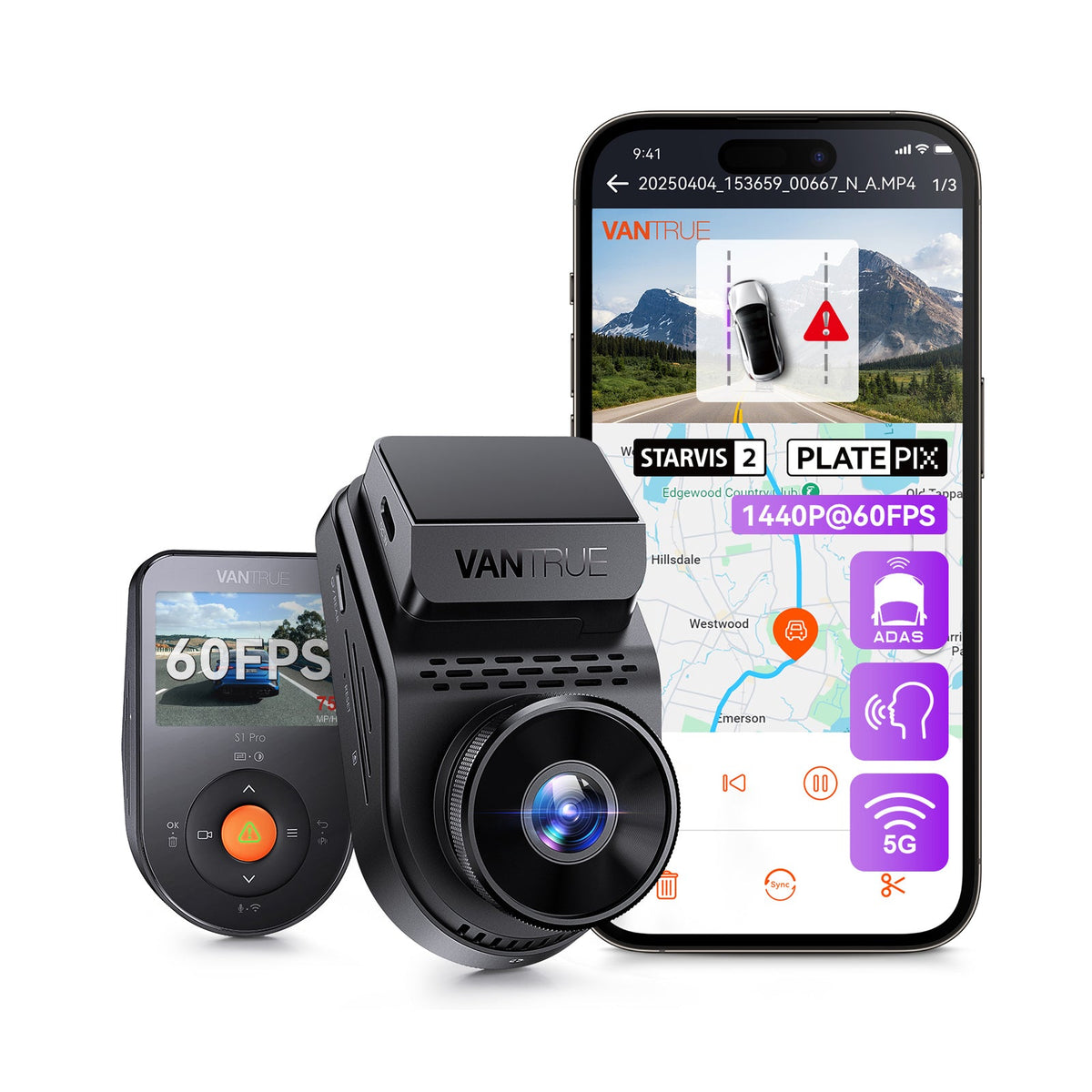 Vantrue S1 Pro - 2CH