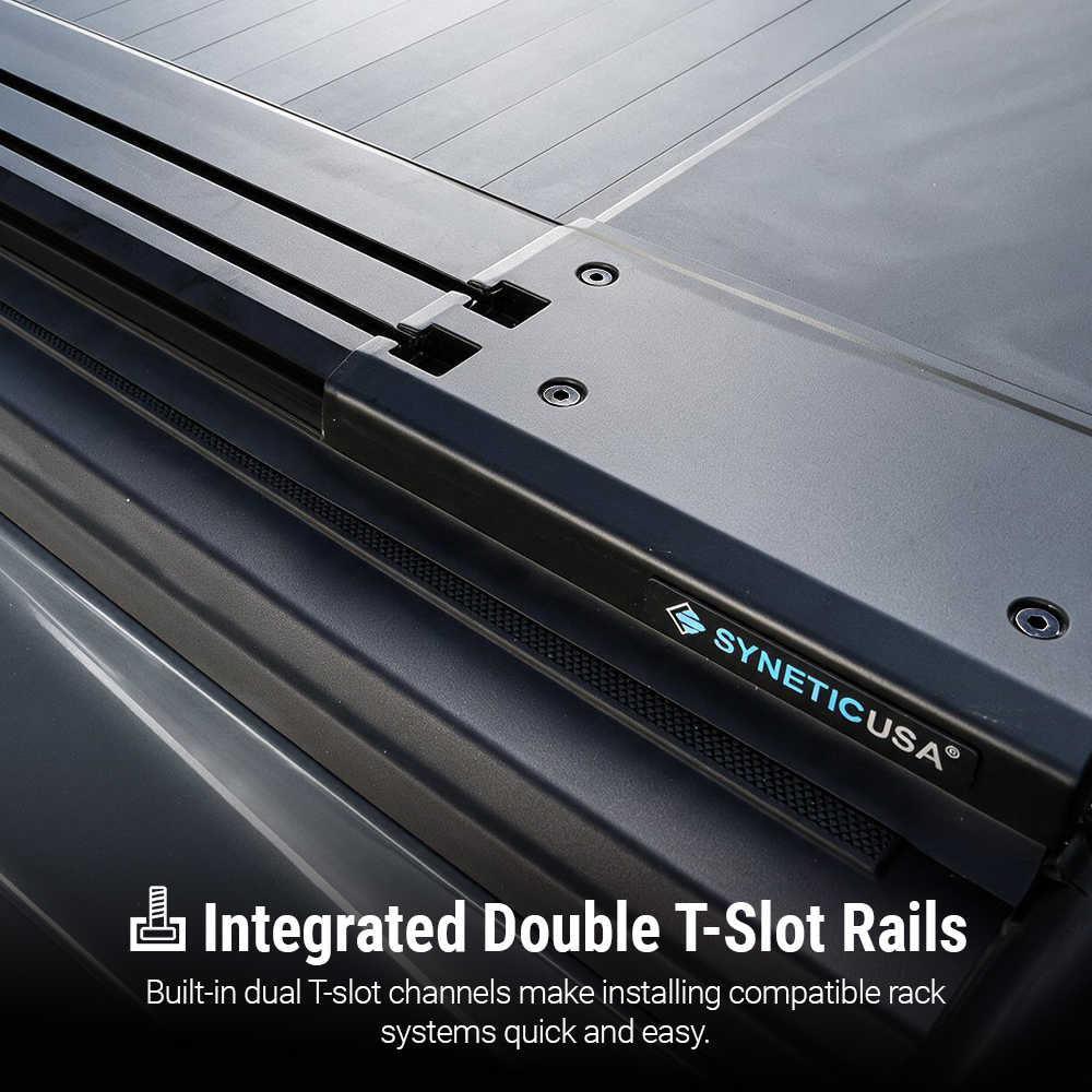 SYNETICUSA Silverado/Sierra EV Model MR Retractable PRO Tonneau Cover