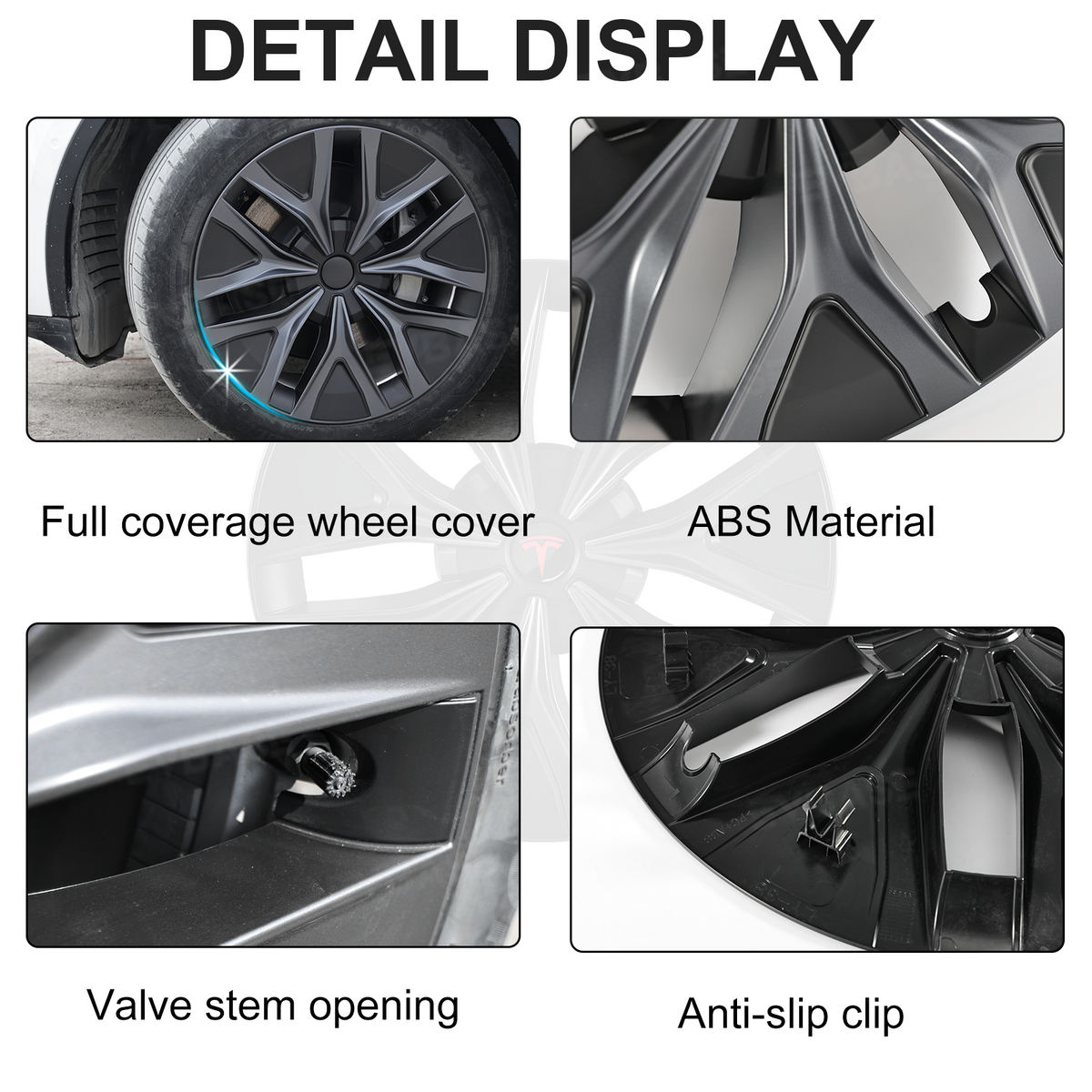 EVBASE Model Y/ Y Juniper 19 Inch Wheel Covers Performance-Inspired Wheels Hubcaps
