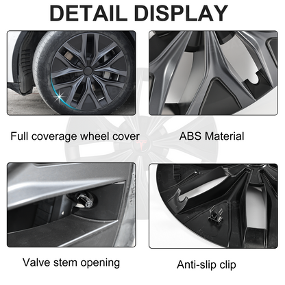 EVBASE Model Y/ Y Juniper 19 Inch Wheel Covers Performance-Inspired Wheels Hubcaps