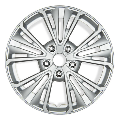 BDK 16 Inch Hubcaps Set of 4 – OEM Replacement Snap-On Wheel Rim Covers - Universal Fit Car Wheel Cover for Cars, Trucks, SUV, Vans Durable ABS