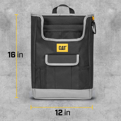 CAT Vehicle Front Seat Organizer Storage with Adjustable Straps (16" x 12")