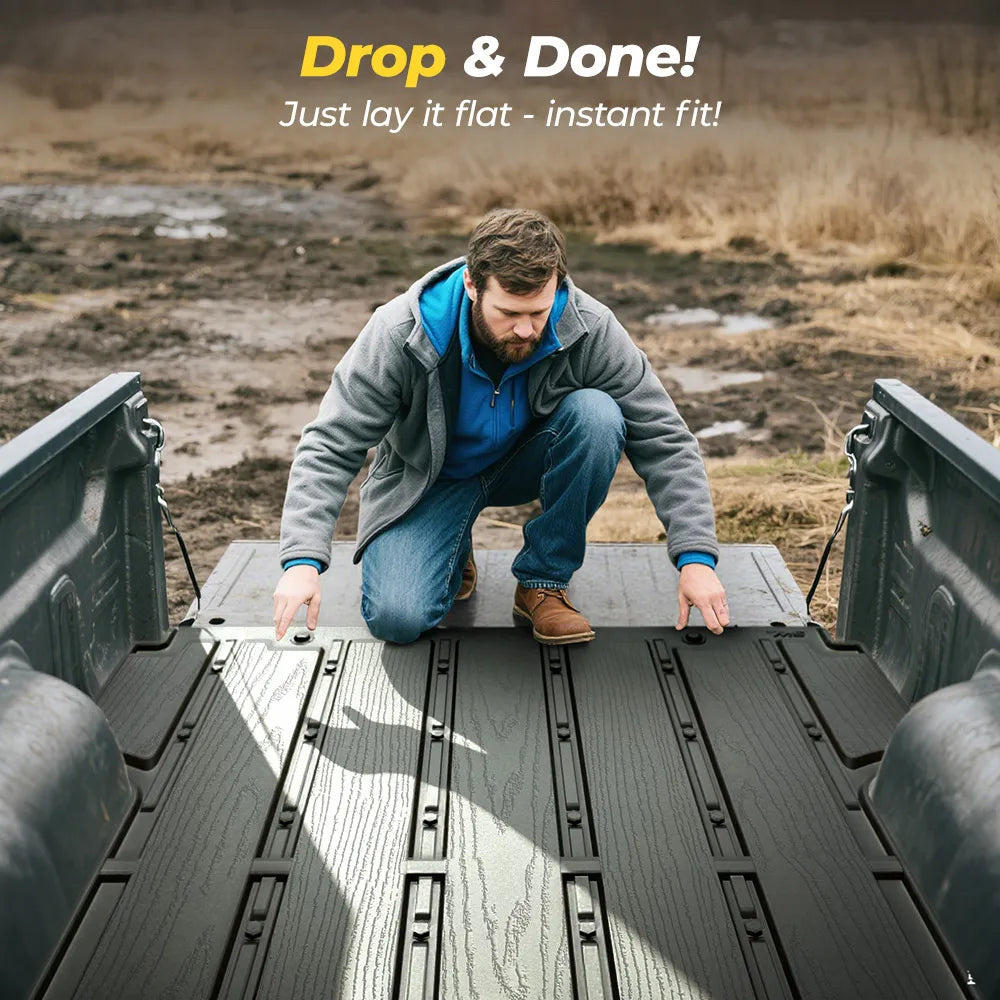 3W Truck Bed Mat for 2024-2026 Chevrolet Silverado EV (Fit for WT& RST Trim)/ GMC Sierra EV / Sierra EV Denali 5.9FT Thorex™