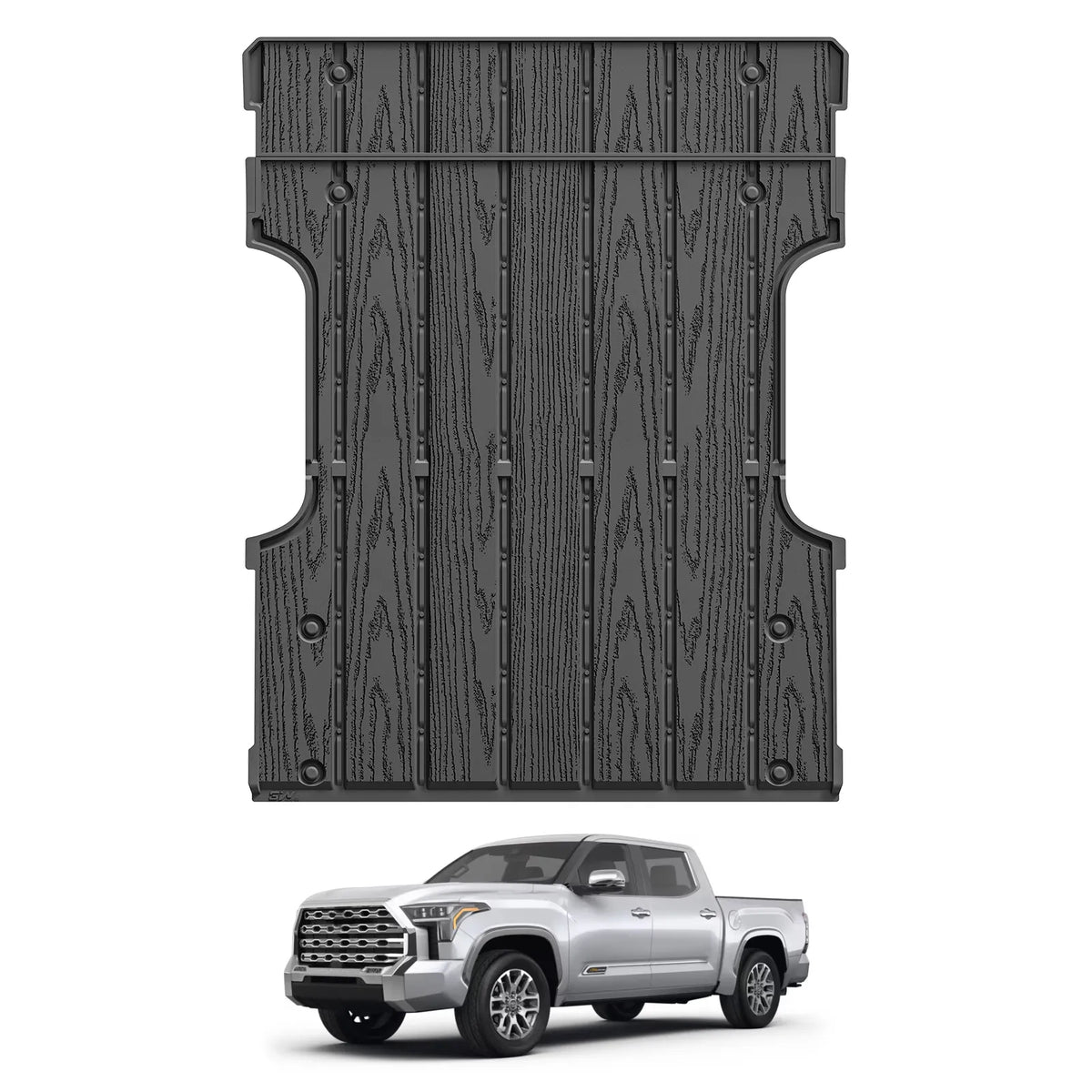 3W Custom Truck Bed Mat for Toyota Tundra 2022-2026 (Only for CrewMax Cab) 5.5FT/ 6.5FT Thorex™ All-Weather Protection