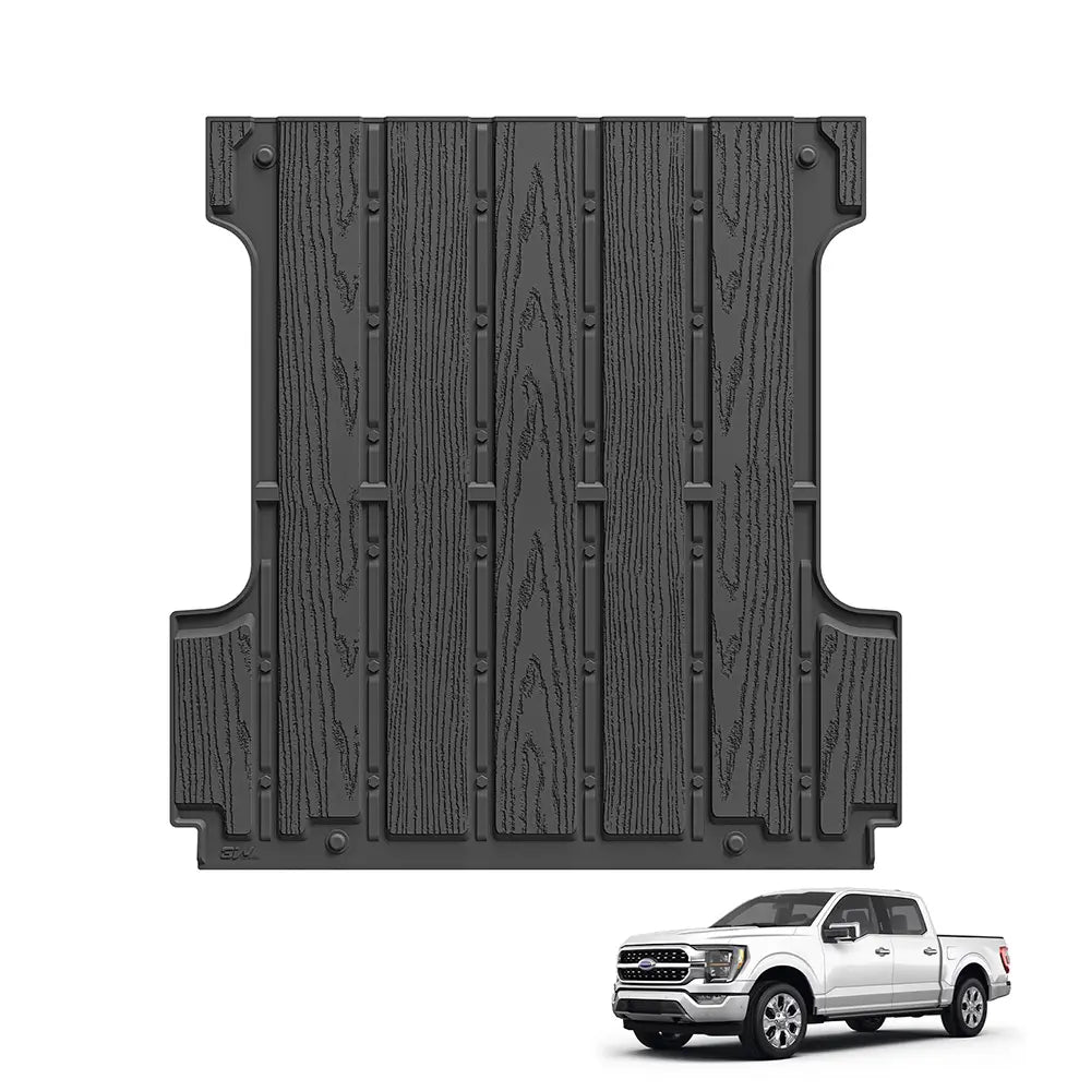 3W Truck Bed Mat Fit Ford F150 / F-150 (5.5FT) 2015-2026 (Include F150 Lightning 2022-2024) SuperCrew Cab Thorex™ All-Weather