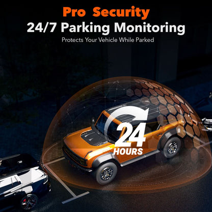 WOLFBOX G900Pro 12MP WiFi Touch Screen Smart Rear View Mirror Dash Cam