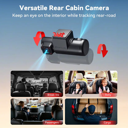 REDTIGER F17 Plus 4-Channel 2.7K Dash Cam with Sony STARVIS 2 & Wi‑Fi