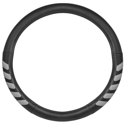 CAT UltraSport Faux Leather Steering Wheel Cover for RVs, Semi-Trucks, Trucks, and Big Rigs L (15.5" - 16.5")