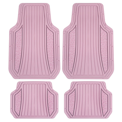 Hello Kitty Car Mats 4pc Floor Mats for Cars Trucks SUVs Pink Car Floor Mats for Women Men Accessories Rubber Heavy Duty Cute Non-Slip Always