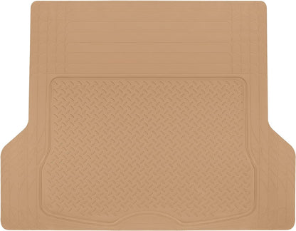 BDK Trunk/Cargo Rubber Liner - Heavy Duty, All Weather, Trim to Fit (53.8" x 43.2")