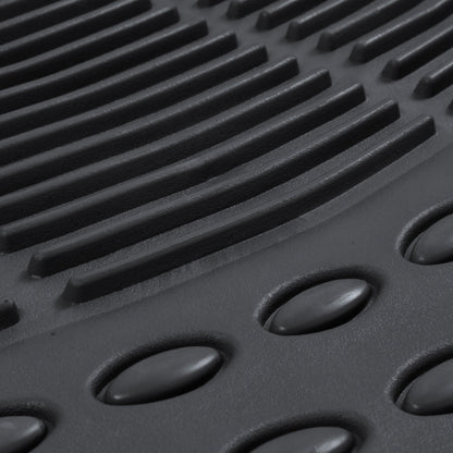 BDK 3-Piece ProLiner Front Floor Mats and Rear Floor Mats - Heavy Duty, All Weather, Trim to Fit