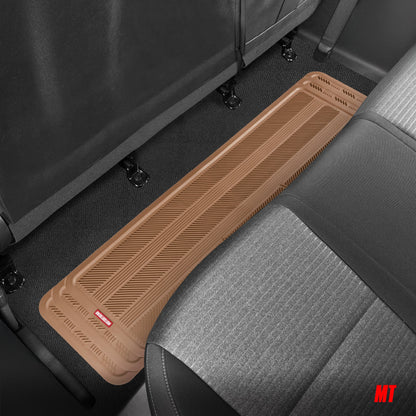 MotorTrend 4-Piece 3-Rows Extra-High Ridgeline Front Floor Mats, Middle Floor Mat, and Rear Floor Mat