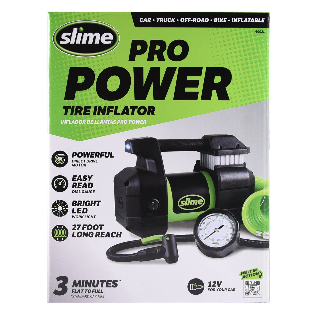 Slime Pro Power Tire Inflator