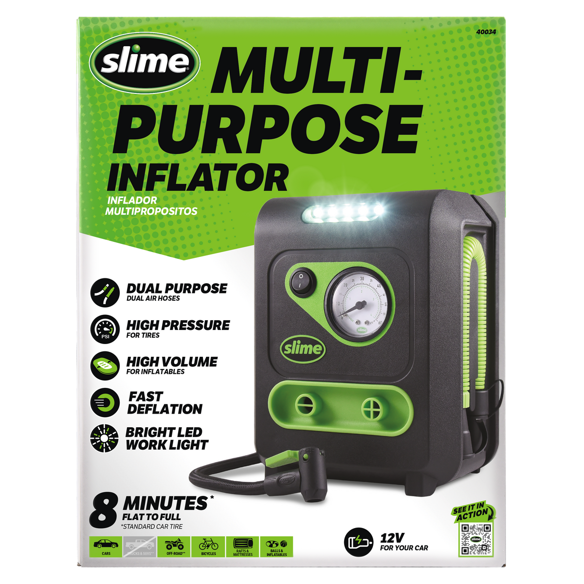 Slime Multi-Purpose Tire Inflator