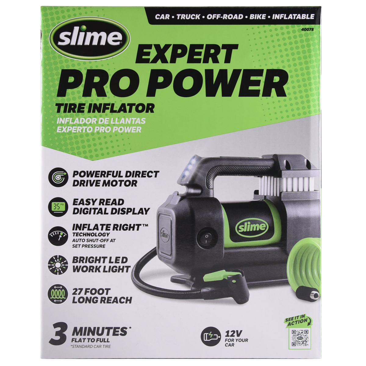 Slime Expert Pro Power Tire Inflator