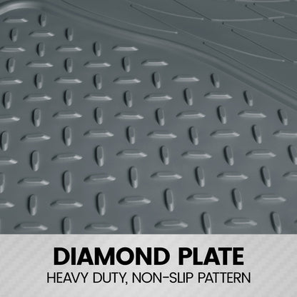 BDK Trunk/Cargo Rubber Liner - Heavy Duty, All Weather, Trim to Fit (53.8" x 43.2")