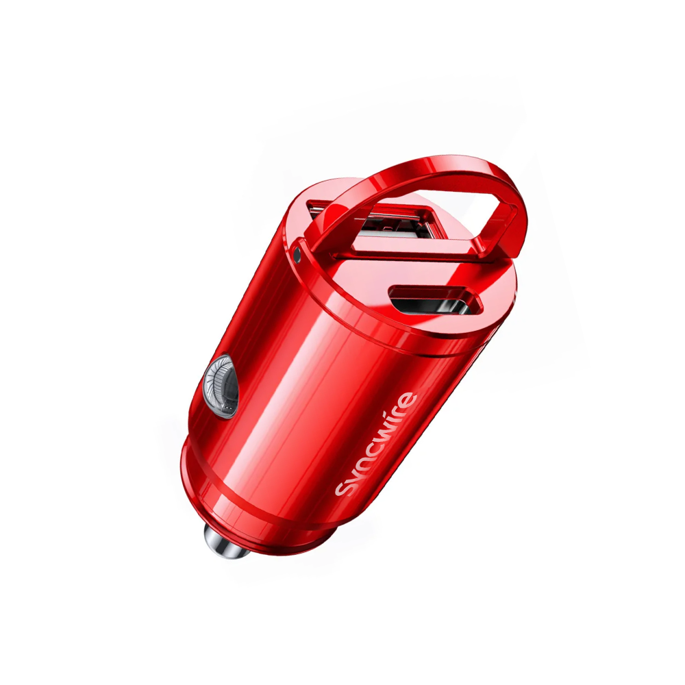 Syncwire 45W Mini Car Phone Charging Adapter Super Fast (USB A+USB C)