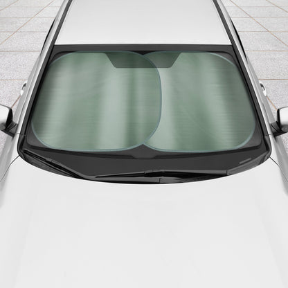 Carbella 2PC Charcoal Gray Car Windshield Sun Shade – Sun Visor & Sunshade for Windshield – UV Rays Interior Protection - Easy Setup & Keeps Your
