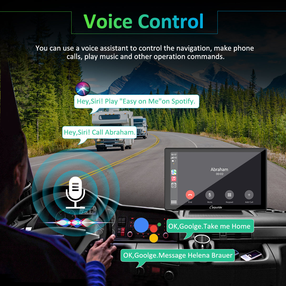 CARPURIDE W901 Pro 9in Smart Car Display with Steering Control - image 5