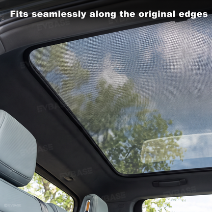 EVBASE Panoramic Glass Roof Sunshade for Rivian R2 Sunroof Shade UV Protection & Heat Insulation